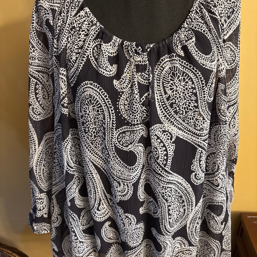 Summer ready sheer blouse